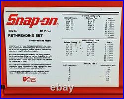 Snap-On RTD48 48 Piece SAE and Metric Thread Restorer Kit