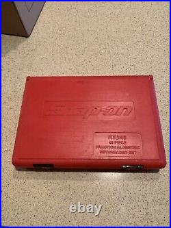 Snap-On RTD48 48 Piece SAE and Metric Thread Restorer Kit See Description