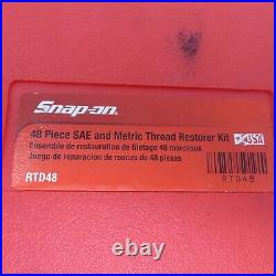 Snap-On Rethreading Kit 48 Piece Tread Restore RTD48 SAE Standard Metric