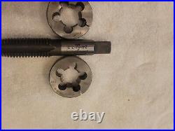Snap On Set Of 4 Tap and Die Set. 20mm 24mm with T Handle