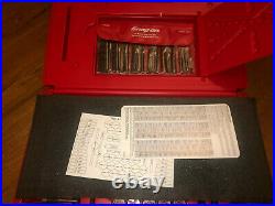 Snap On TDTDM117 117-Piece Master Deluxe Tap and Die Set Metric and SAE