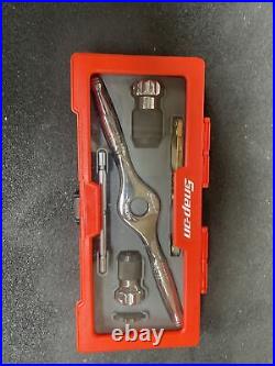 Snap-On Thread Threading Tap Die Wrench 1/4 1/2 Drive Tool Set TDALDS1 TDRSET