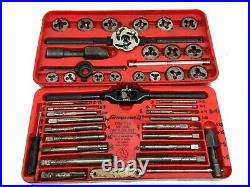 Snap-On Tools 41 Piece Metric Tap & Die Set Dia 3mm-12mm Pitch 0.5-1.75 TDM117A