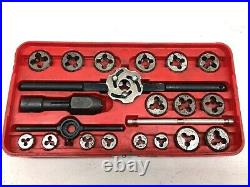 Snap-On Tools 41 Piece Metric Tap & Die Set Dia 3mm-12mm Pitch 0.5-1.75 TDM117A