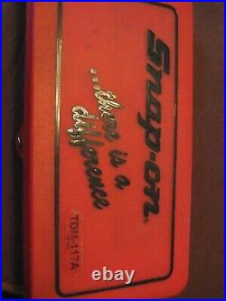 Snap On Tools Automotive Metric Tap & Die Set Branded Red Case TDM-117A