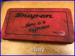 Snap-On Tools Metric Tap & Die SET TDM-117A 41 Piece USA 10 19 mm Free Ship