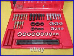 Snap On Tools RTD48 48 Piece Master Rethreading Set Fractional & Metric In Case