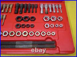 Snap On Tools RTD48 48 Piece Master Rethreading Set Fractional & Metric In Case