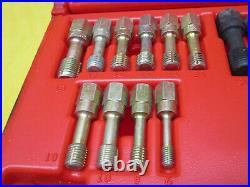 Snap On Tools RTD48 48 Piece Master Rethreading Set Fractional & Metric In Case