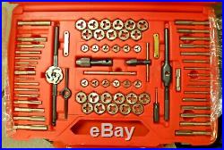 Snap On Tools TDTDM500A 76 pc Combination Tap & Die Set Threading Sae/Metric Exc