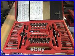 Snap-On Tools USA TDTDM500A 76 pc Combination Tap and Die Set Metric SAE Kit Hex
