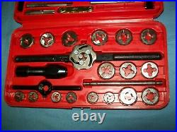 Snap-onT TDM117A 41-piece 3 to 12 mm NF / NC METRIC Tap and Die Set Looks Unused