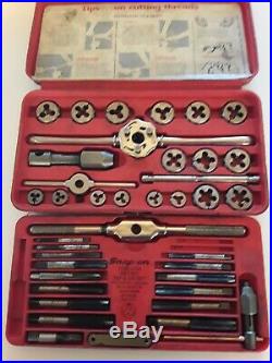 Snap-on Tap And Die Set Metric TDM-117A Missing 3 Pieces