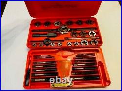 Snap-on Tdm-117a Metric Combination Tap & Die Set 37 Pieces Nice Condition
