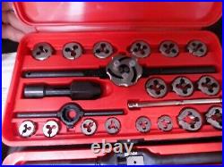 Snap-on Tools TDM-117A 41 Pc Metric Tap and Die Set with Double Hex, Adjustable