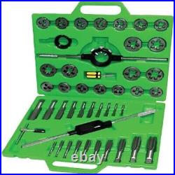 TAP AND DIE SET METRIC Taps Dies Thread Cutting Hand Tools 45-pc