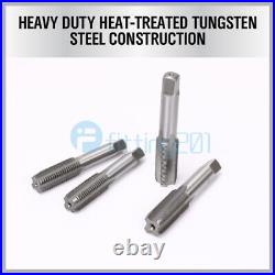 Tap and Die Combination Set Tungsten Steel Titanium METRIC Tools 110PCS withCase
