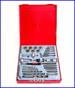 Teng Tools TTDTD34 34 piece Tap, Die, Drill & Screw Extractor Set 167190107