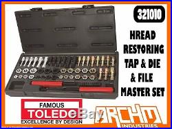 Toledo 321010 Thread Restoring Tap & Die & File Master Set Repair Maintenance