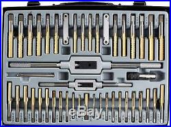VCT 86pc Tap and Die Combination Set Tungsten Steel Titanium SAE AND METRIC Tool