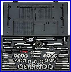 Vermont American High Carbon Steel 58 pc Pro Tap & Die Set USA Made 21739