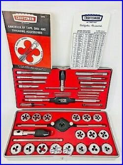 Vintage Craftsman Kromedge METRIC 41 pc Tap & Hexagon Die Set No. 52095 USA Made