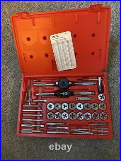 Vtg. Vermont American Metric Tap And Die Set Red Case 40 PC #21749 USA