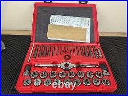 #bd901 NEW Snap On Tools TDLH139 39Piece Left-Hand Thread Tap Die Set Case USA