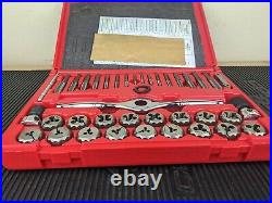 #bd901 NEW Snap On Tools TDLH139 39Piece Left-Hand Thread Tap Die Set Case USA